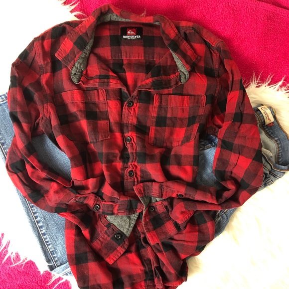 Quiksilver Tops - Flannel shirt